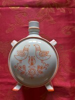 Drasche porcelain water bottle with a pair of pigeons - flawless