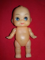 Retro japán keze -lába - feje mozgó gumi játék KEWPIE baba 12 cm képek szerint