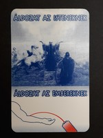 Kártyanaptár 1997 - Véradó Állomás És Vöröskereszt felirattal - Retró naptár