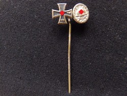 II.vh Német Birodalmi Vaskereszt 2.o + sebesülési miniatűr Iron cross / Eisernes Kreuz miniatur