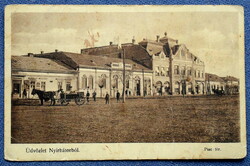 Nyirbátor - market square 1926 published by Adolf Fohn