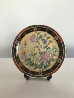 Jelzett imari japán porcelán tányér, dísztányér