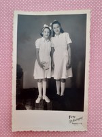 Photo of old children's girls circa 1940s
