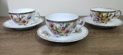 Antique porcelain cups with saucers!