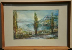 Erdős László (1921-1999) : Balaton / Tihany