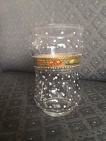 Gyönyörű antik üveg pohár