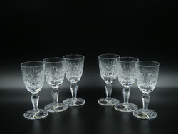 Valaska crystal goblet set (6 pcs.)