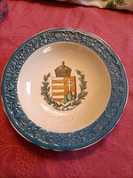 Áldás és szerencse magyar címeres tányér