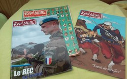 3 picture blanc French foreign legion newspapers