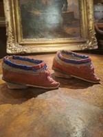 Antique Chinese silk lotus shoes pair xix. No. It's over