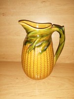 Magyarszombatfai corn pattern ceramic wine jug (8/d)