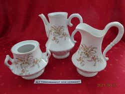 Ct Polish porcelain, antique teapot, milk spout and sugar bowl. 345/Ii, with 1054 markings. He has!