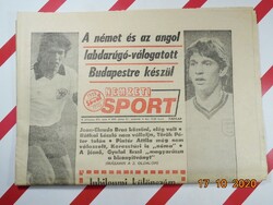 Old retro newspaper daily - national sport - 27.06.1991. As a birthday present