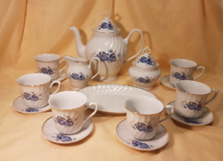 From HUF 1! Never used 6-person gold-plated mug tea set apulum fine porcelain