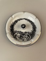 Hollóháza porcelain ashtray, designed by László Jurcsák, second half of the 20th century