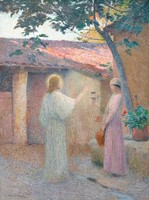Henri Martin - Jézus és a szamáriai asszony - reprint