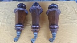 3 piano legs together, from an 1873 Alois Kern piano