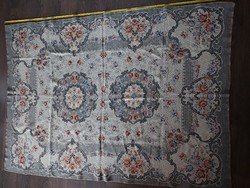 Mokett 2-sided tablecloth, large, beautiful antique piece 4. Mokett