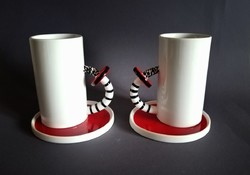 Cattany Design posztmodern csésze pát, 1980-as évek