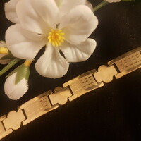 Israel marked gold-plated bracelet 1 cm