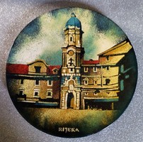 "Rijeka" - Zománc disztányér