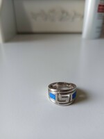 Ezüst gyűrű opál kövekkel