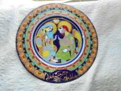 Nagy méretű 29 cm  Rosenthal Aladin jelentes porcelán fali tányér