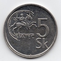 Szlovákia 5 szlovák Korona, 1993