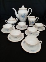 Forget-me-not Czech coffee set
