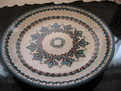 Gmundner ceramic wall bowl with pesendorfer