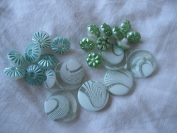 Turquoise buttons