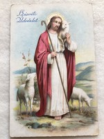 Antique, old litho Easter postcard -3.