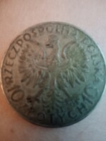 Rare silver 10 zlotych coin 1933