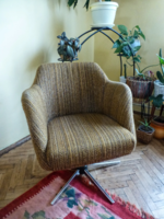 Beautiful retro swivel club armchair