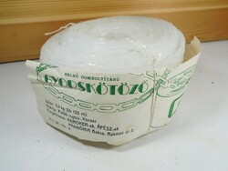 Retro old plastic quick tie petőfi mgtsz. Kocsér agroker áfés pannonian baksa - approx. 1970s