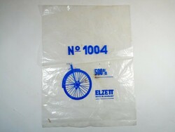 Retro nejlon tasak szatyor zacskó Elzett kerékpárzár kerékpár zár csomagolás - 1970-es