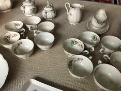 Baretuher Bavaria porcelán étkészlet és teáskészlet