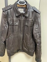 Men's leather jacket.
