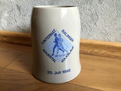 5. Internat ralinger sauertal volkslauf 25.07.1992 Ceramic beer mug 6.