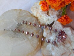 Special new sea shell pearl necklace with swarovski crystal pearl pendant