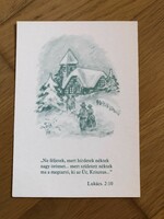 Religious quote postcard, sheet