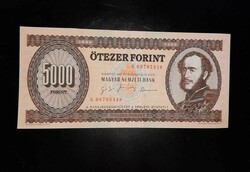 5000 Forint 1995 "K" aUNC!! Eredeti tartású NAGYON RITKA gyűjteményi bankjegy!
