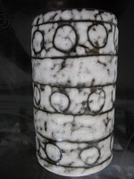 Retro roller ceramic vase in Vásárhely, Hódmezővásárhely