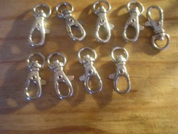 N21 Pocket Watch for Chain or Car Keychain Mini Carabiners Pack of 9 Strong Springs