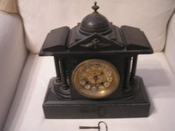 Kandalló 6 oszlopos gránit óra hozzá +1db Usa Ansonia clock szerkezet