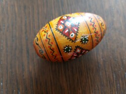 Régi orosz festett tojás retro húsvéti fatojás