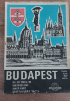 Budapest  belső területe térkép - Cartographia  1979. kiadás