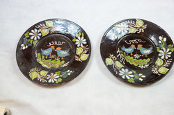 Pair of plates, late 19th century