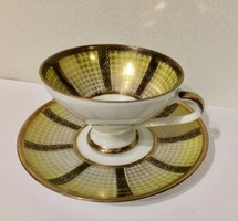 Vintage porcelán csésze aljjal-Bavaria Bareuther