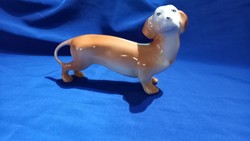 Large dachshund dog porcelain nip